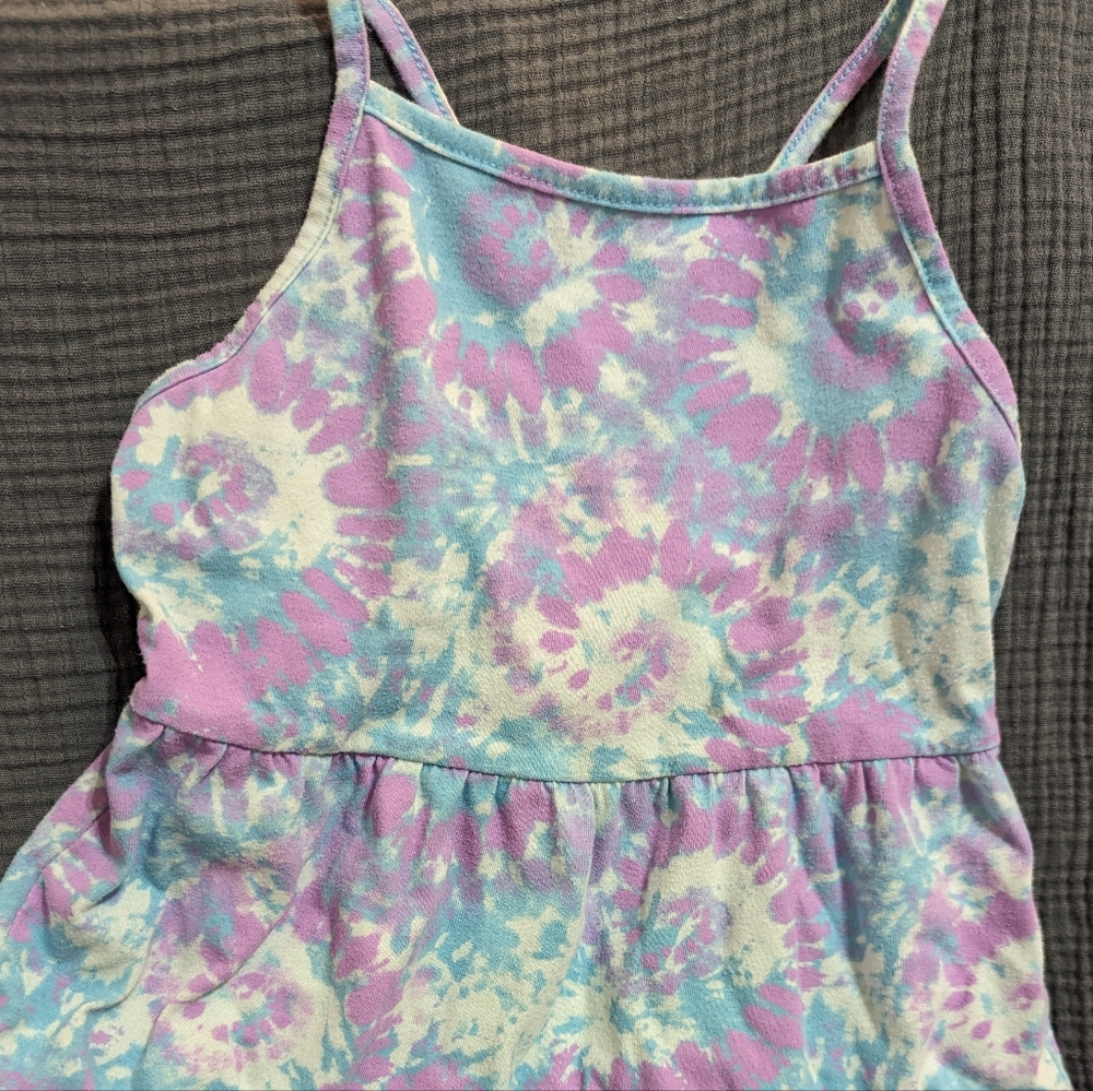 Cat and Jack, Girls Tie Dye Summer Dress, size 6/7